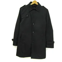 コムサイズム ステンカラーコート フォーマル アウター ライナーあり レディース Mサイズ ブラック COMME CA ISM 【中古】