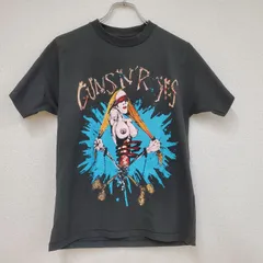 90s USA製 Guns N' Roses  ガンズアンドローゼズ Pretty Tied Up ヴィンテージTシャツ Lサイズ ブラック fg0610-3