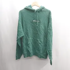 ◇ ⊇ MILKFED ミルクフェド コットン100% 長袖 パーカー サイズL グリーン レディース E  【1409240024781】