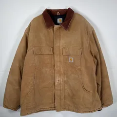 古着 カーハート Carhartt USA製 ダック ワークジャケット トラディショナルコート 2XL  ベージュ メンズ
