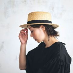 wicagrocery High Crown Long Brim 麦わら帽子 - メルカリ