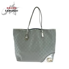 GUCCI グッチ ニューブリット GGキャンバス シルバー トートバッグ ロゴ 2025年最新】gucci グッチ ニューブリットの人気アイテム - メルカリ