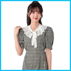 【特価商品】ブラウス襟 レース トップス カーディガン風 つけ衿 肩かけ マフラー つけ襟 レイヤード ストール レディース 付け衿 重ね着 つけえり 付け襟 大人可愛い [§SEYIXU]