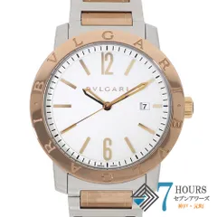 127618 BVLGARI ブルガリ BB41SPG ホワイト ピンクゴールド ステンレス 自動巻き 純正ボックス