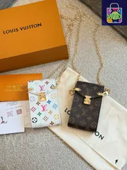 【今日特価】LV 老花 メティス スマホバッグ 10×18cm チェーンデザイン