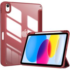 【数量限定】A2777 ペン収納 A2757 A2696 耐衝撃 2022通用 2025/10.9インチ 三つ折り iPad（A16）11インチ ケース スタンド 11世代/10世代 iPad スマートカバー（ワイン） ProCase