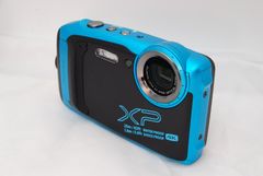 新品級 ★ 富士フイルム(FUJIFILM) 防水カメラ XP140 スカイブルー FX-XP140SB