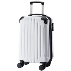 [アイリスプラザ] スーツケース 49L 57 cm 3.2kg ホワイト
