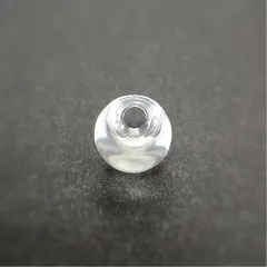 【 鈴丸 クリア 11mm ビーズ 24個 】 すずまる クリアビーズ アクリルビーズ