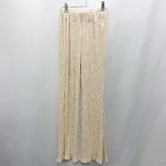 ◇ Θ◎●未使用● select MOCA セレクトモカ ウエストゴム ワイド イージーパンツ サイズF ベージュ系 レディース E  【1502060011679】