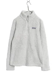 【お得なクーポン配布中!】 US企画 パタゴニア ロスガトス ハーフジップ レディース L / ハイ パイル フリース ジャケット プルオーバー ハイネック アウトドア グレー