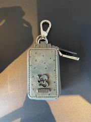 バジョルゴ　BajoLugo スマートキー　オーストリッチグレー×カーキ　（BG357）　SAMPLE　色落ちあり