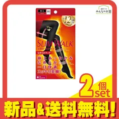 スリムウォーク 美脚あったかタイツ なめらかタッチ M-L 1足入 2個セット まとめ売り