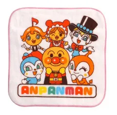 【新品】13時までのご注文で当日出荷（休業日除く）規格内 アンパンマン ミニタオル３枚セット やなせたかし コットン 綿 16×16cm ウォッシュ エチケット 洗顔 手洗い