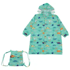 ☆ ダイナソー ☆ 100cm ☆ kukka hippo クッカヒッポ レインコート 100cm 110cm 120cm レインコート キッズ リュック 対応 クッカヒッポ 100cm 110cm 120cm レインウェア カッパ かっぱ 通園