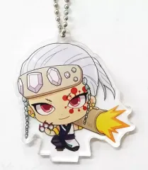 【中古】雑貨 宇髄天元 「セガコラボカフェ 鬼滅の刃 スタンド付きデフォルメアクリルキーホルダーA」