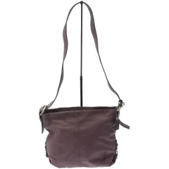 COACH コーチ パンチングシグネチャー パフォレイテッド レザー ダッフル ショルダーバッグ  パープル
