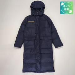 DIADORA／ディアドラ／ダウンベンチコート／サイズL／ネイビー／取外可フード ロゴダウンコート (DAD9190)ディアドラ(DIADORA) ベンチコート ロング