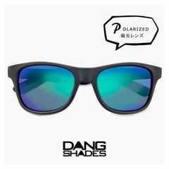 【新品】 ダンシェイディーズ 偏光 サングラス vidg00383 LOCO ロコ DANG SHADES 偏光サングラス dangshades メンズ レディース ユニセックス ブランド ウェリントン型 フレーム 黒 ブラック ミラー 偏光 レンズ