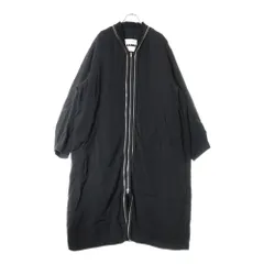 JIL SANDER (ジルサンダー) 23AW ダブルレイヤード レーヨン ジップアップ ロングコート ブラック J21AA0135 J65141のサムネイル