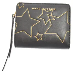 MARC JACOBS (マークジェイコブス) スター コンパクトウォレット 星柄 二つ折り財布 ブラック M0013327-001のサムネイル