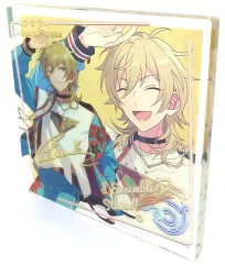 【中古】アクリルスタンド・アクリルパネル 羽風薫 記念アクリルブロック(スクエア) 「あんさんぶるスターズ!!」 中国7周年記念グッズ