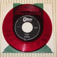 シングルレコード　赤盤　ビートルズ　マッチ・ボックス　OR-1156　￥330　BEATLES　MATCHBOX　REDWAX