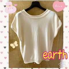 earth music&ecology✨後ろ開きベスト⋆⸜❤️⸝‍⋆フリーサイズ