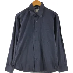 古着 90年代 アニエスベー agnes b. HOMME PARIS 長袖 コットンストライプシャツ メンズS相当 ヴィンテージ/eaa549667