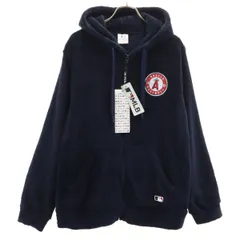 Genuine Merchandise ジュニュイン マーチャンダイズ MLB 長袖 フリース ジップパーカー L ネイビー メンズ 古着