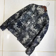 21AW DIOR×PETER DOIG ディオール×ピータードイグ カモフラージュ 迷彩 ジャケット デニム  メンズ 013D488B5340 used:Aのサムネイル