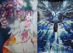 バンダイビジュアル超時空要塞マクロスII B2販促ポスター　4枚セット　当時物 バンダイビジュアル超時空要塞マクロスII B2販促ポスター 4枚