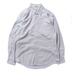 90s archive GIORGIO ARMANI stripe 長袖 シャツ - メルカリ