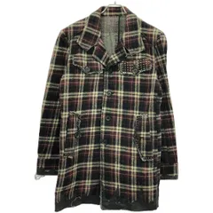 Roen ロエン 11AW ダメージ加工スタッズチェックジャケット 71132011 ミックス 48のサムネイル