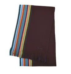 【新品】ポールスミス  Paul Smith マフラー メンズ M1A-150F-J346-28 BURGUNDY/BORDE バーガンディ 送料無料 ストール 高品質 無地  新作 メンズ マフラー 秋冬 ギフト 秋 冬 人気 高級 ブランド 成人式 就職祝