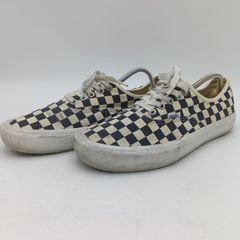 VANS バンズ AUTHENTIC オーセンティック スニーカー チェッカーボード柄 メンズ 27.5cm F-12-6