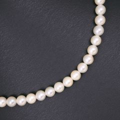 真珠 6.0～6.4ｍｍ パール×シルバー925 レディース ネックレス