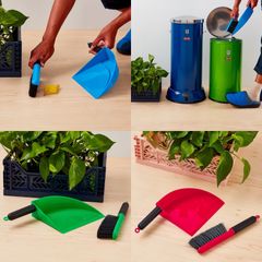 Bodum リサイクルプラスチック ダストパン ＆ ブラシセット