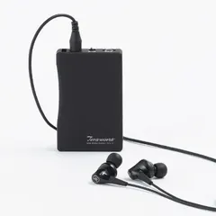 【 新品 未開封 】 TERAWORLD 特許回路「ニートプロセッサ」搭載 高性能集音器 ミミハンサーポケットII ブラ 送料無料