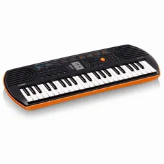 2024年最新】カシオ 電子ミニキーボード 44ミニ鍵盤 sa－76 ブラック＆オレンジ（中古品）の人気アイテム - メルカリ