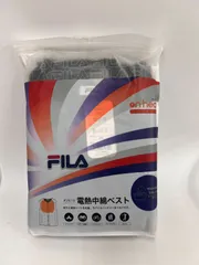 2　新品　FILA オンヒート　電熱中綿ベスト　Lサイズ　ブラック