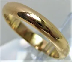 K18 18金 リング 5.64g 13.5号 甲丸 K18 18金 リング 5.64g 13.5号 甲丸