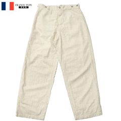 未使用 YLEVE M-51 コットンポプリン オーバーパンツ クリーム - メルカリ