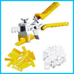 【新着商品】タイル高さ調整 タイル施工道具 300個 (イエロー) 1~3ｍｍ タイルレベリングシステムセット S.fields.inc