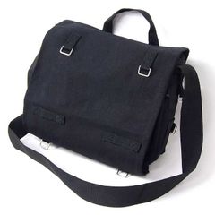【訳あり】ドイツ アーミー ブラック ショルダーバッグ 新品 101BND=