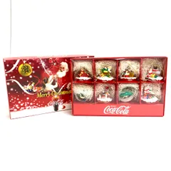 美品 CocaCola コカ・コーラ  クリスマス オーナメント BOX 【2006】サンタクロース ツリー 他 フィギュア    　240002228559