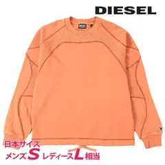 新品・未使用 ディーゼル DIESEL スウェットシャツ トレーナー メンズ レディース 男女兼用 オーバルD刺繍ロゴパッチ リブ切替 ピグメントダイ 長袖 S-RIBALのサムネイル