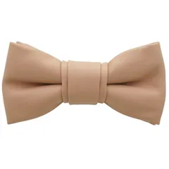 子供用 ピーチ レザー 蝶ネクタイ ボウタイ キッズ ボーイズ ガールズ 卒入園 卒入学 お祝