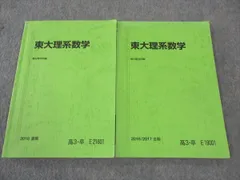 駿台 東大理系の数学('88夏期講習)中田先生