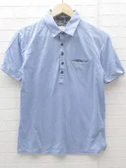 ◇ MICHEL KLEIN homme ミッシェルクランオム 半袖 ポロシャツ 48 ブルー #  【1002799918282】のサムネイル